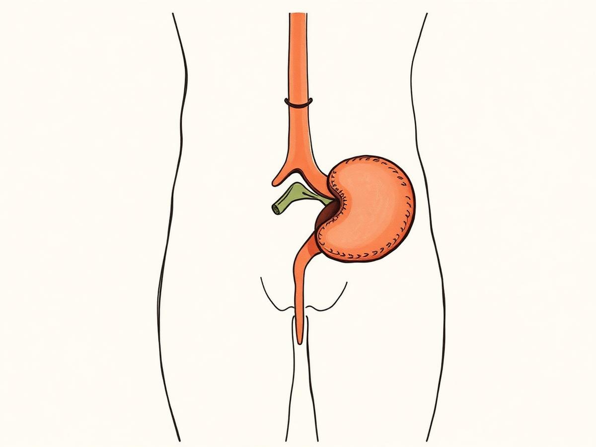 Ilustracja anatomiczna układu moczowo-płciowego mężczyzny